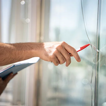 broken glass repair in Lake Worth, FL